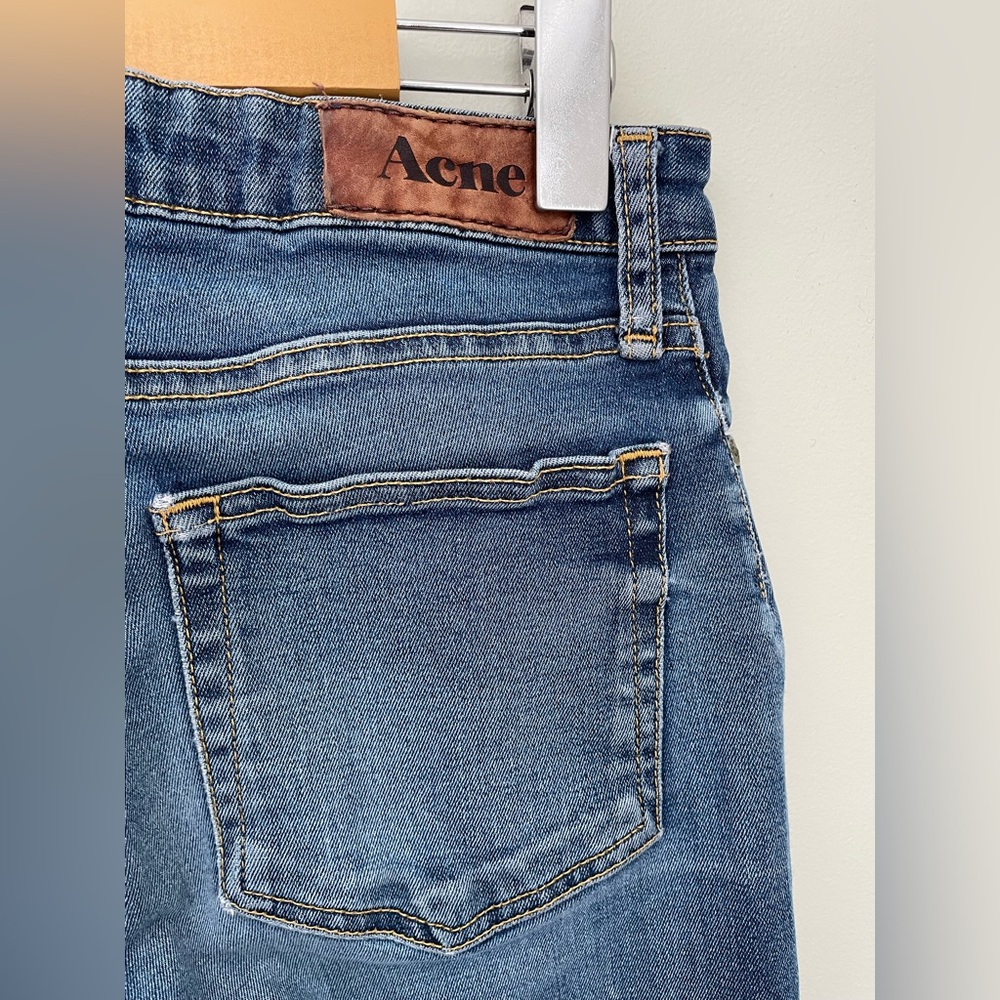 Acne Studios Flex Fresh Long Jeans Women’s Size 29/34 Tall Skinny Slim - Picture 8 of 10
